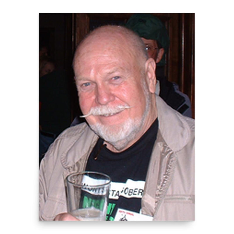 Fred Eckhardt poster print, in size 18x24 inches.