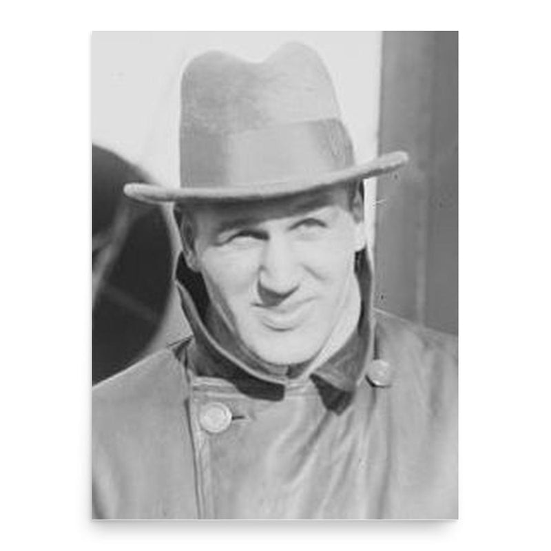 Fred Fulton poster print, in size 18x24 inches.