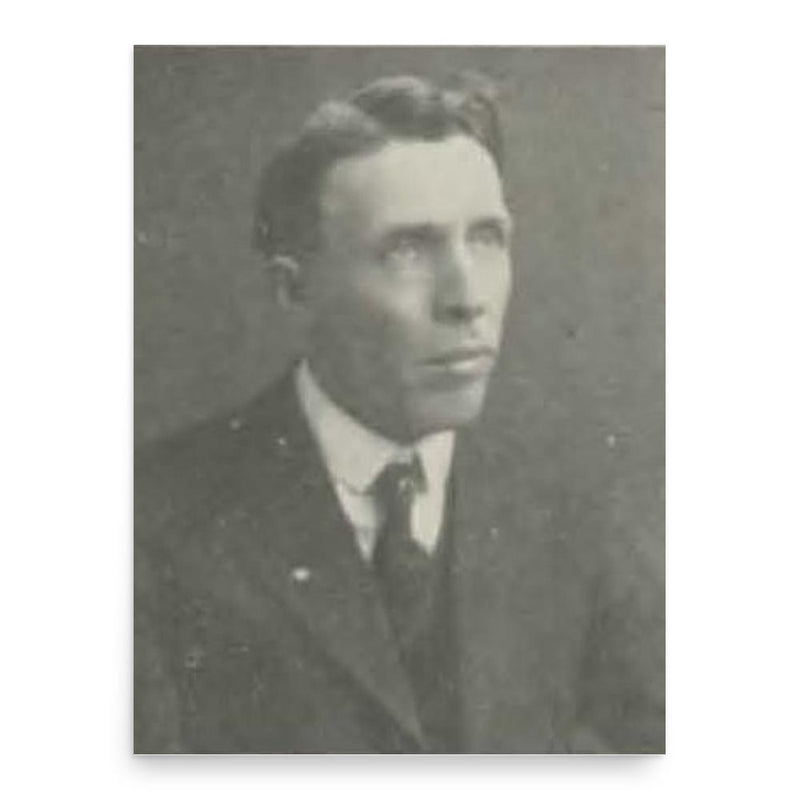 Fred Gustus Johnson poster print, in size 18x24 inches.