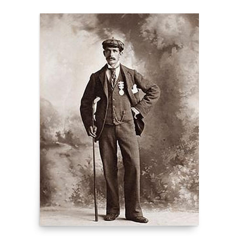 Fred Herd poster print, in size 18x24 inches.