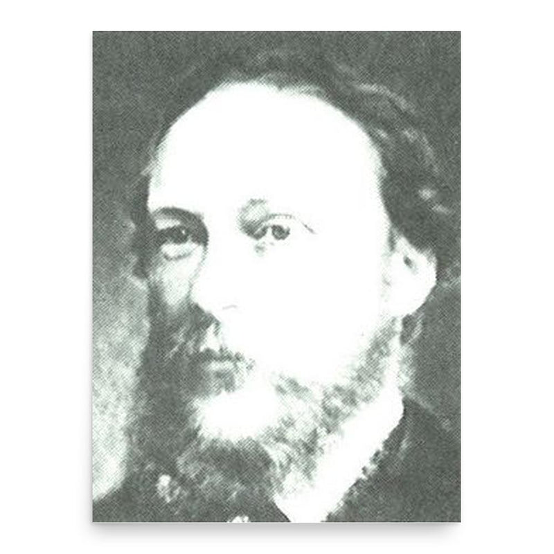 Fred Hobbs poster print, in size 18x24 inches.