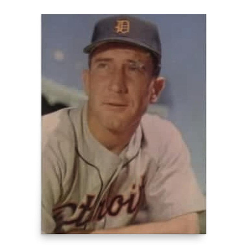 Fred Hutchinson poster print, in size 18x24 inches.