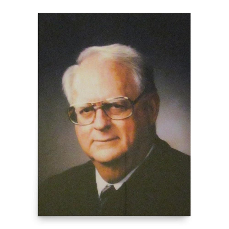 Fred James Cassibry poster print, in size 18x24 inches.