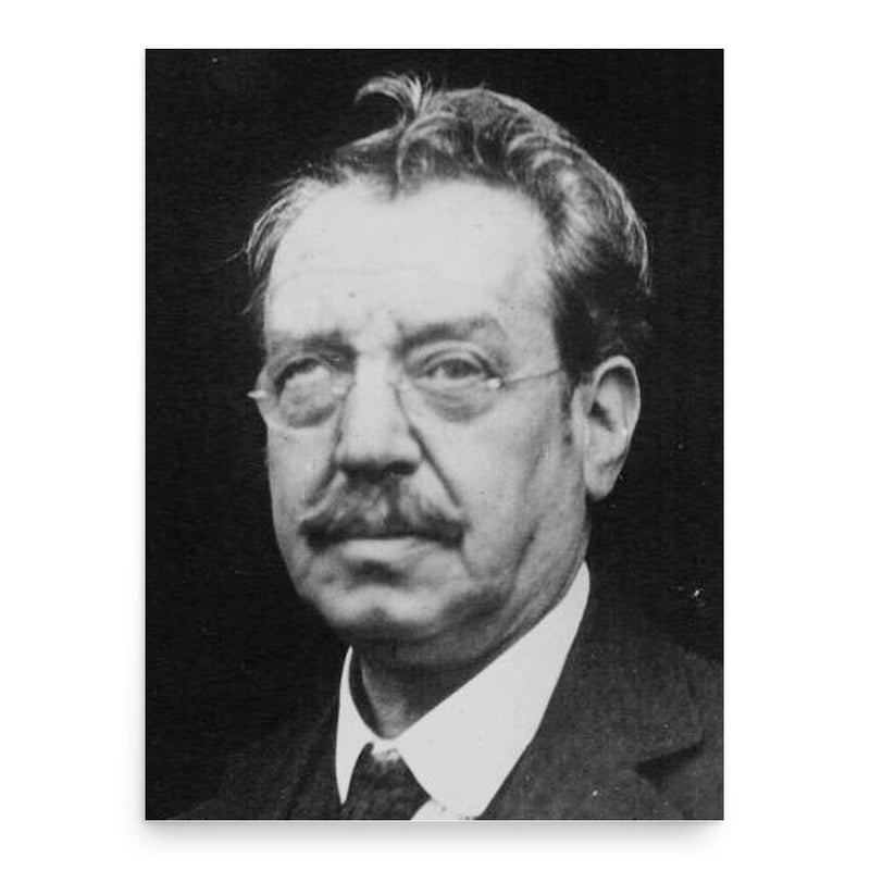 Fred Jowett poster print, in size 18x24 inches.