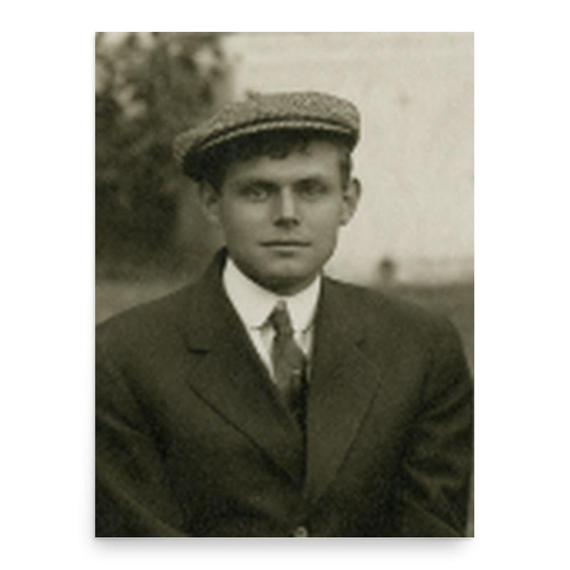 Fred Lieb poster print, in size 18x24 inches.