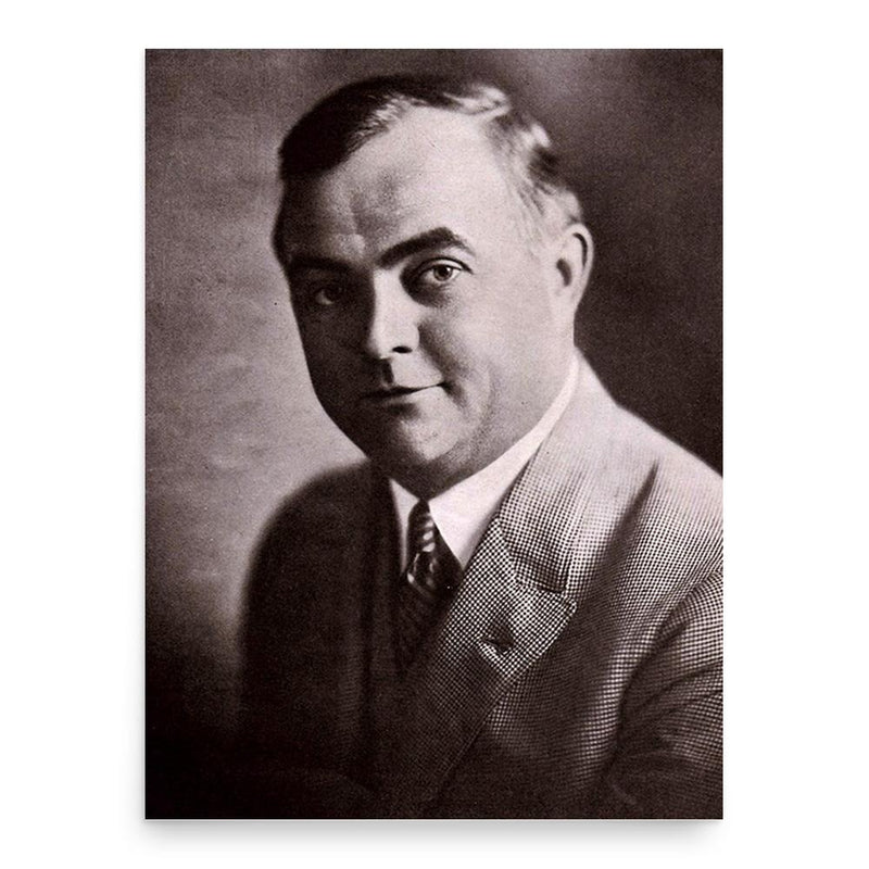 Fred Mace poster print, in size 18x24 inches.