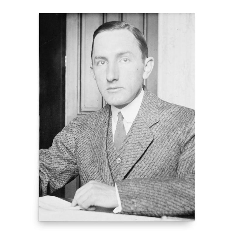 Fred Morris Dearing poster print, in size 18x24 inches.