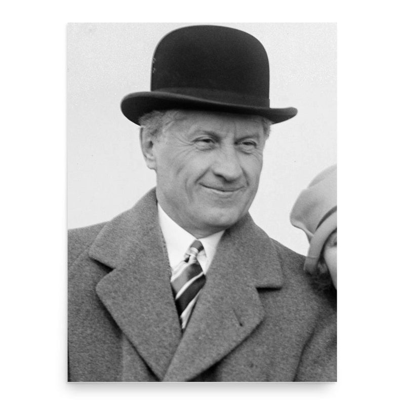 Fred Niblo poster print, in size 18x24 inches.