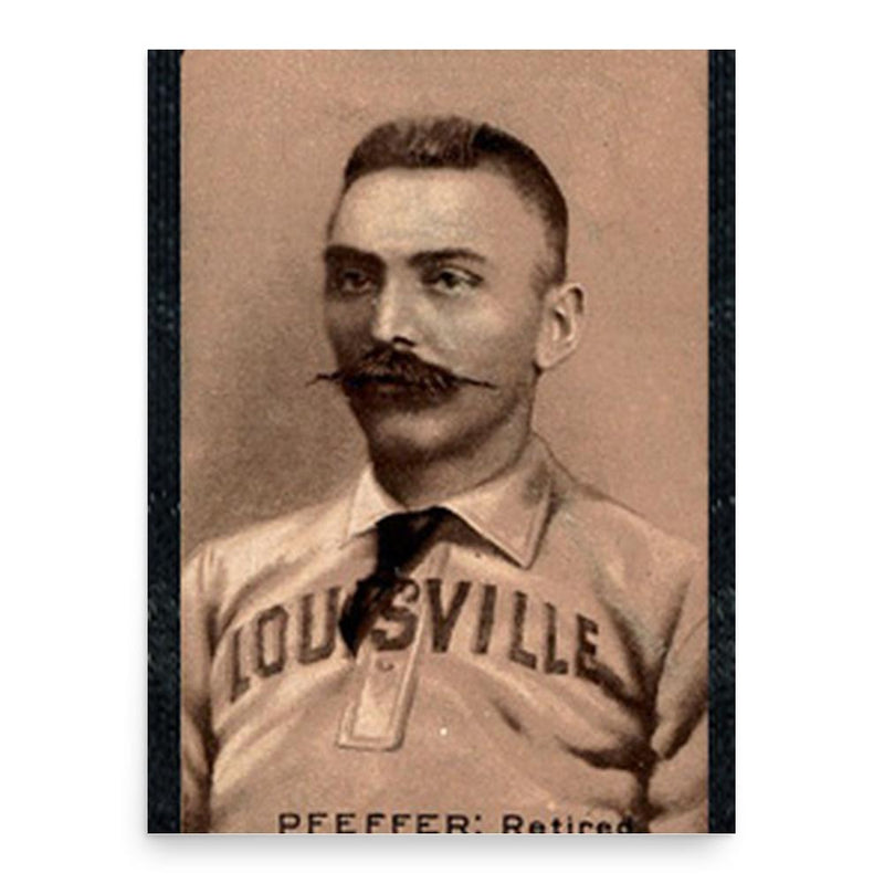 Fred Pfeffer poster print, in size 18x24 inches.