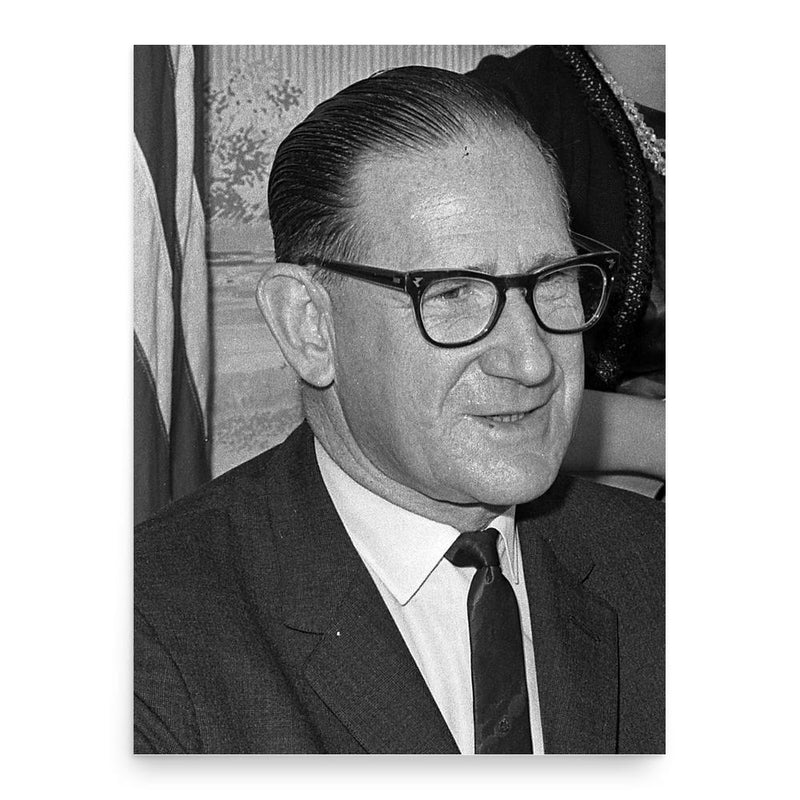 Fred Schwarz poster print, in size 18x24 inches.