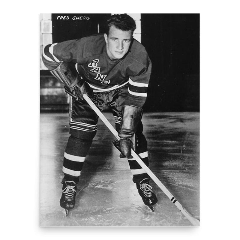 Fred Shero poster print, in size 18x24 inches.