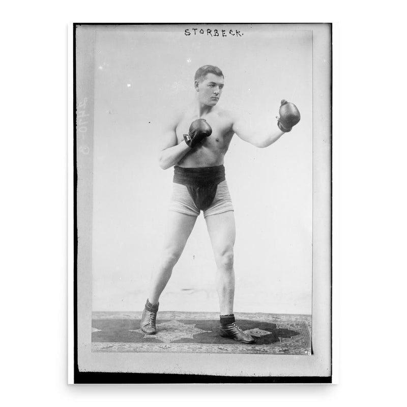 Fred Storbeck poster print, in size 18x24 inches.