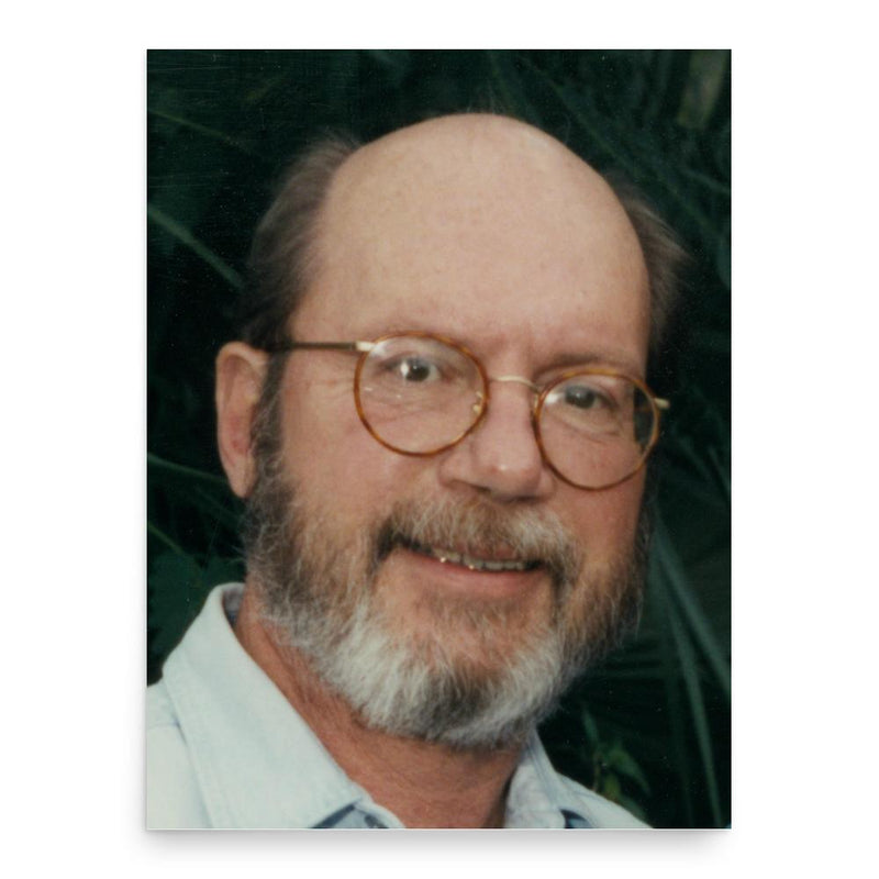 Fred Tappert poster print, in size 18x24 inches.