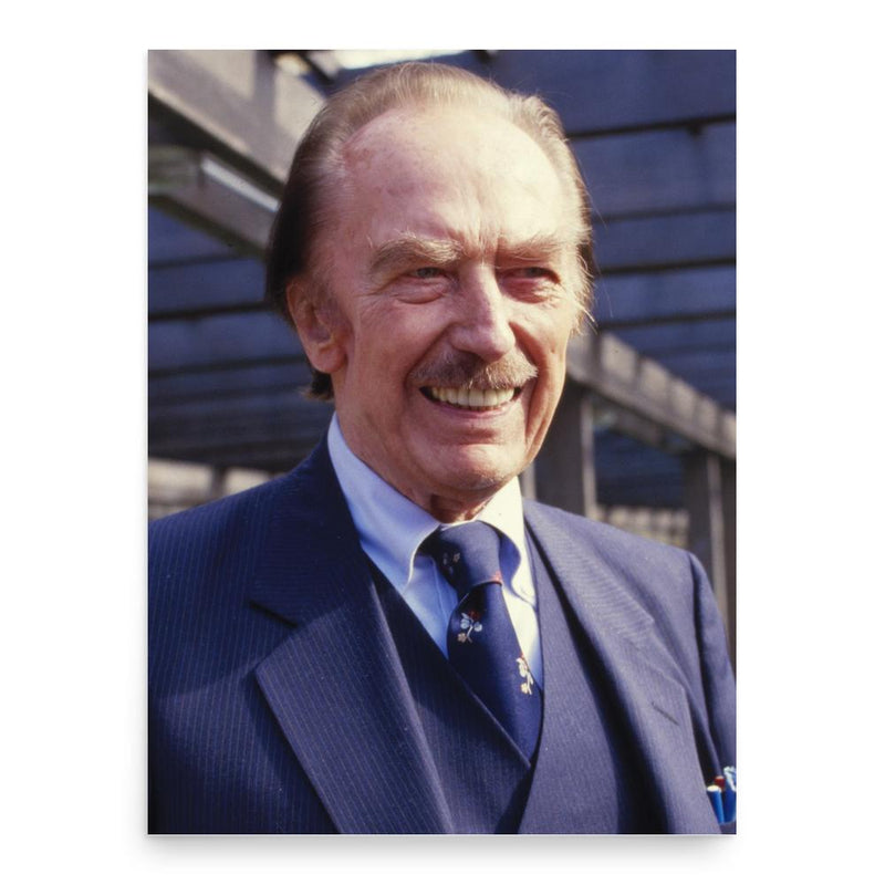 Fred Trump poster print, in size 18x24 inches.