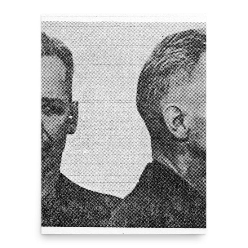 Fred William Bowerman poster print, in size 18x24 inches.