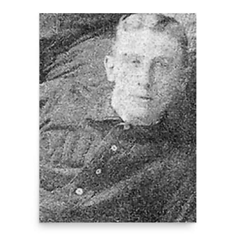 Fred Zahner poster print, in size 18x24 inches.