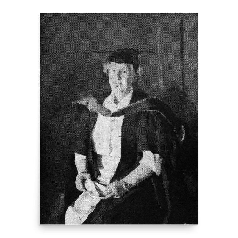 Freda Bage poster print, in size 18x24 inches.