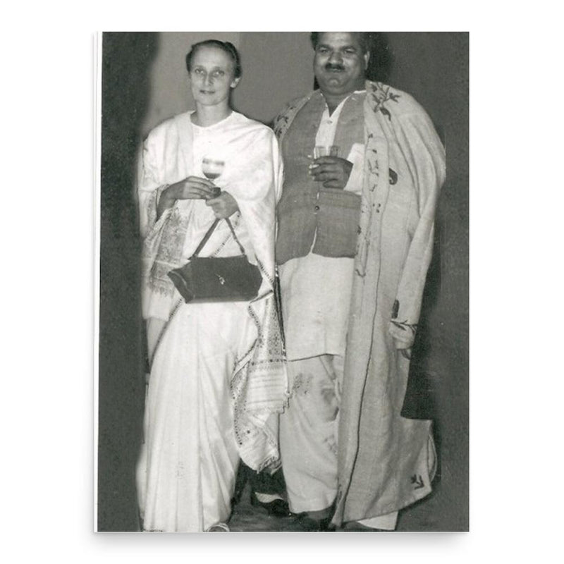 Freda Bedi poster print, in size 18x24 inches.