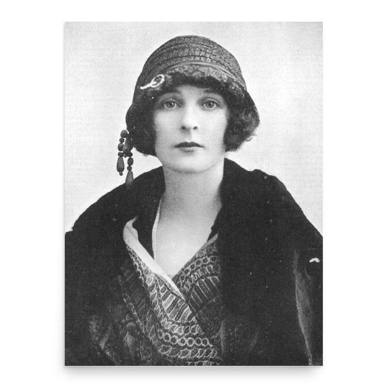 Freda Dudley Ward poster print, in size 18x24 inches.