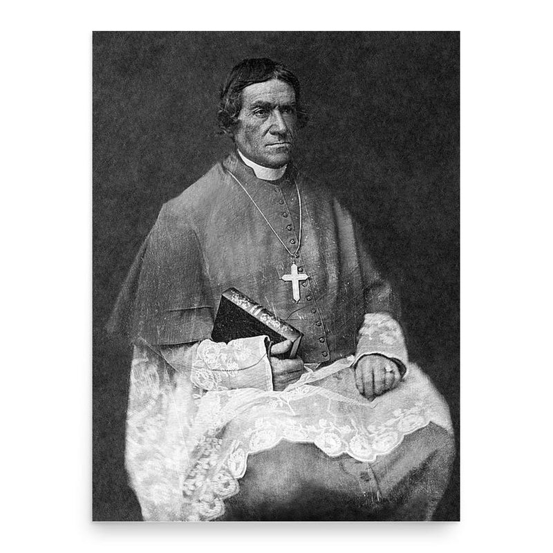 Frederic Baraga poster print, in size 18x24 inches.