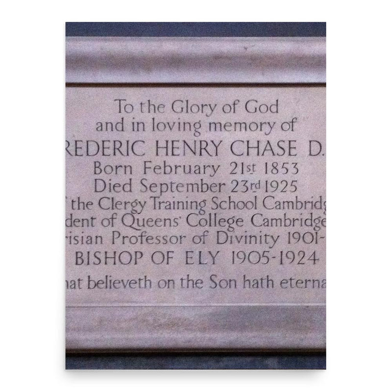 Frederic Chase poster print, in size 18x24 inches.