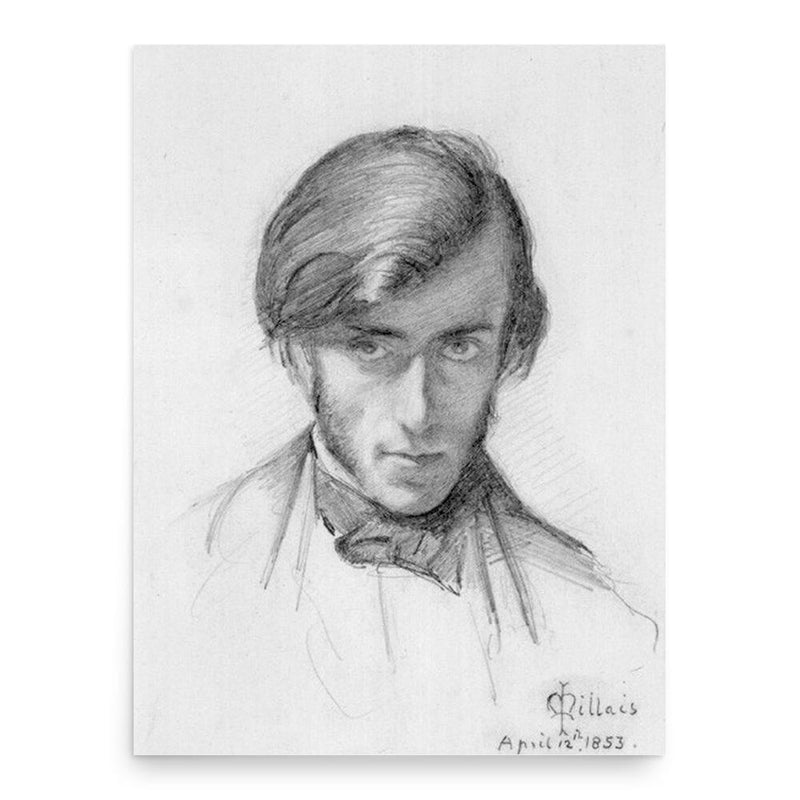 Frederic George Stephens poster print, in size 18x24 inches.