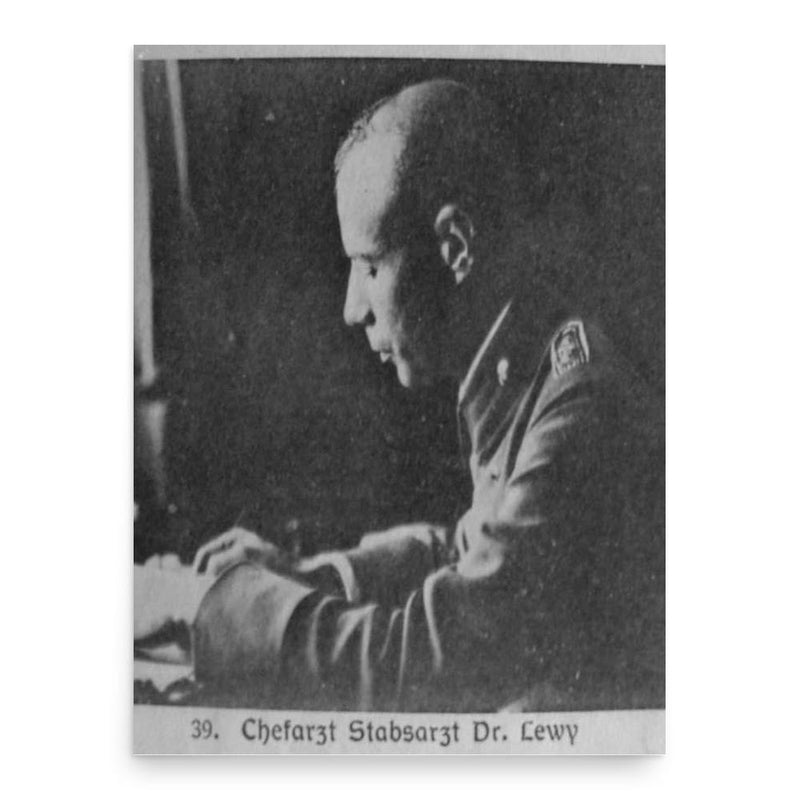 Frederic Lewy poster print, in size 18x24 inches.