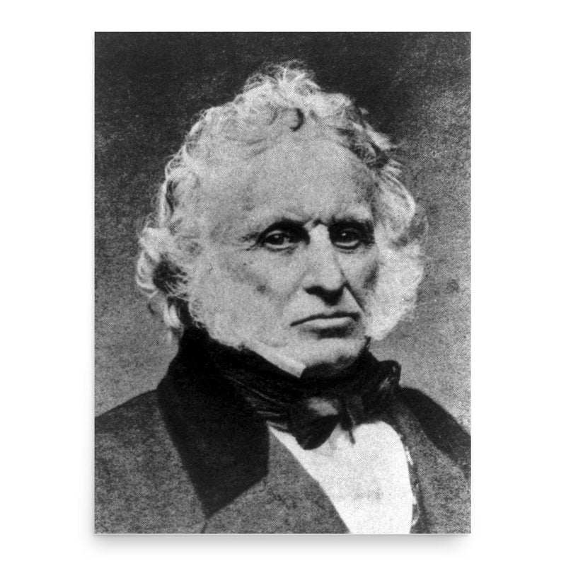 Frederic Tudor poster print, in size 18x24 inches.