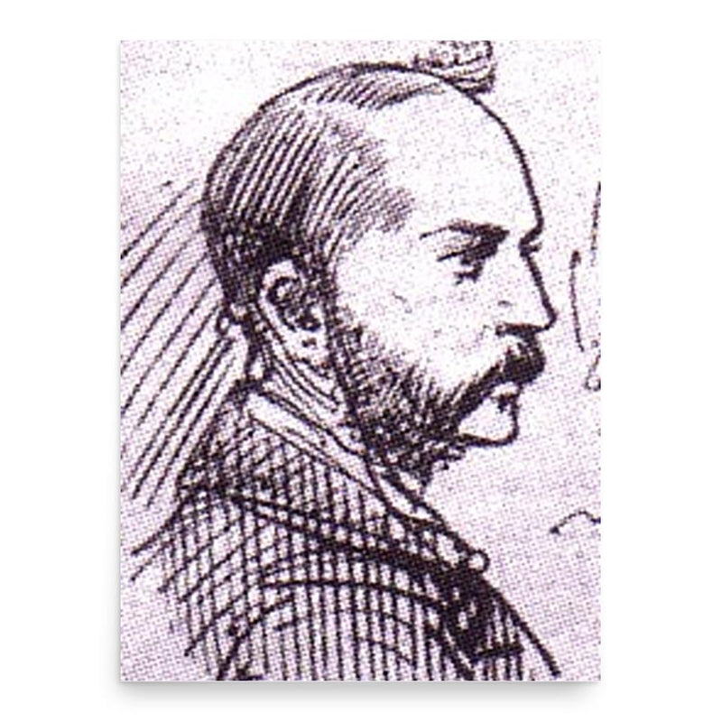 Frederick Abberline poster print, in size 18x24 inches.