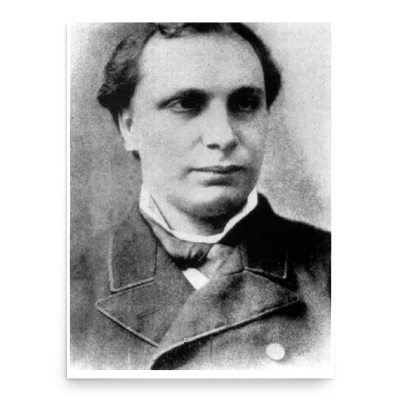 Frederick Akbar Mahomed poster print, in size 18x24 inches.