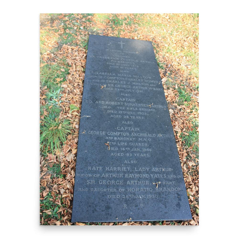 Frederick Arthur poster print, in size 18x24 inches.