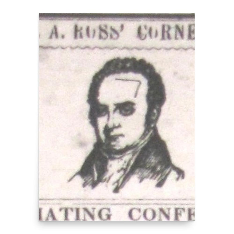 Frederick Augustus Ross poster print, in size 18x24 inches.