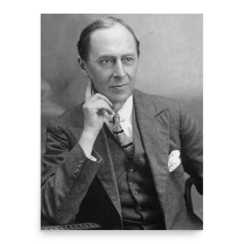 Frederick Bligh Bond poster print, in size 18x24 inches.