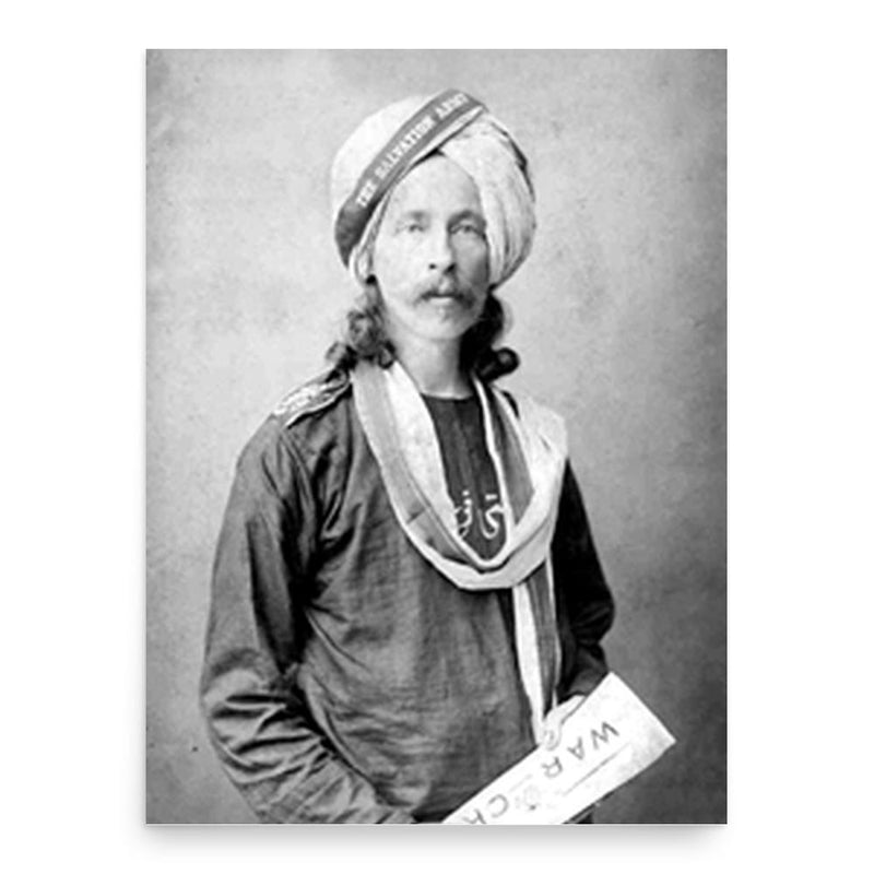 Frederick Booth-Tucker poster print, in size 18x24 inches.