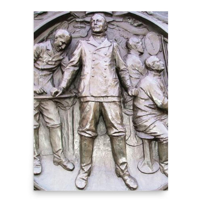 Frederick Brook Hitch poster print, in size 18x24 inches.