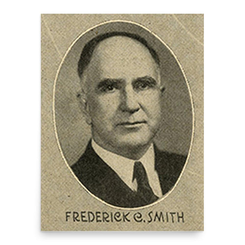 Frederick Cleveland Smith poster print, in size 18x24 inches.