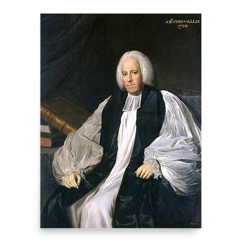 Frederick Cornwallis poster print, in size 18x24 inches.