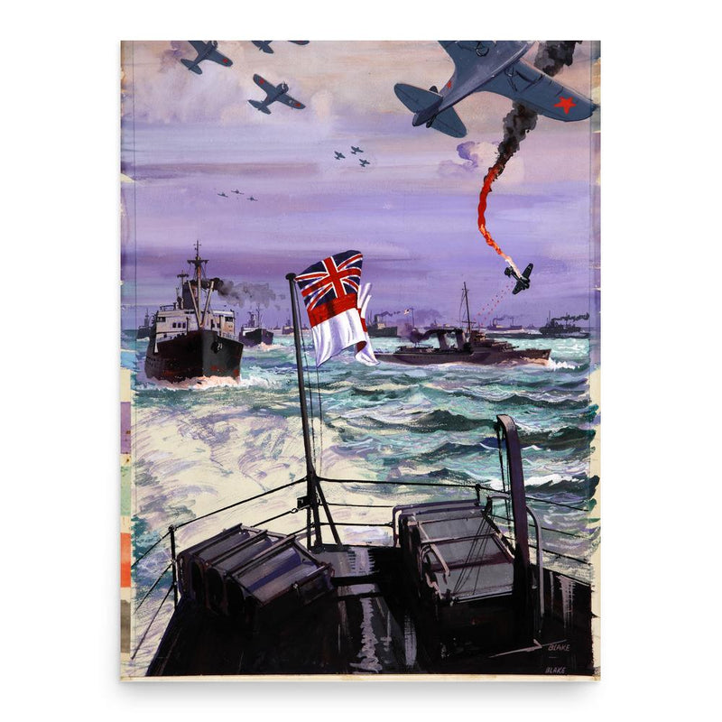 Frederick Donald Blake poster print, in size 18x24 inches.