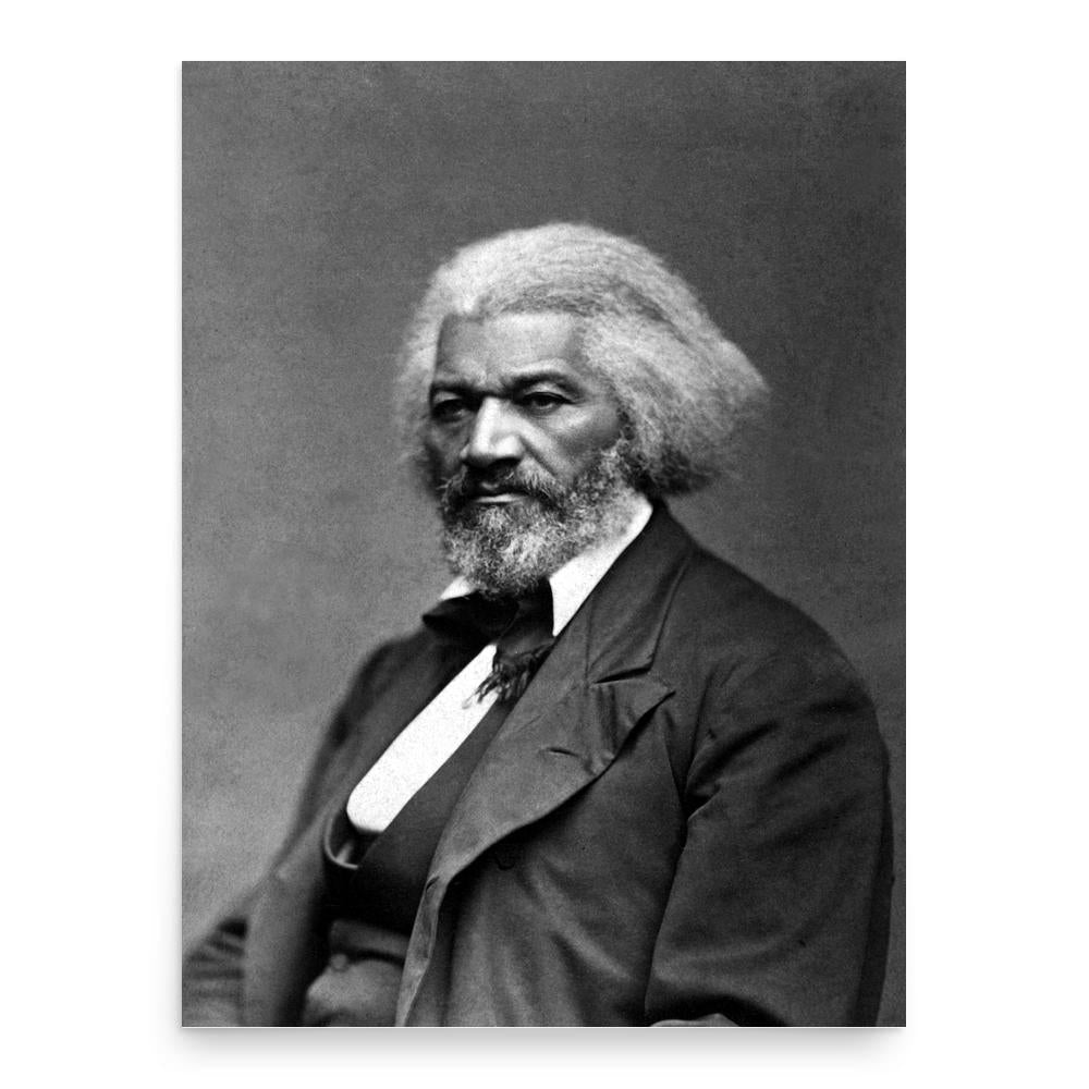 Frederick Douglass poster print, in size 18x24 inches.