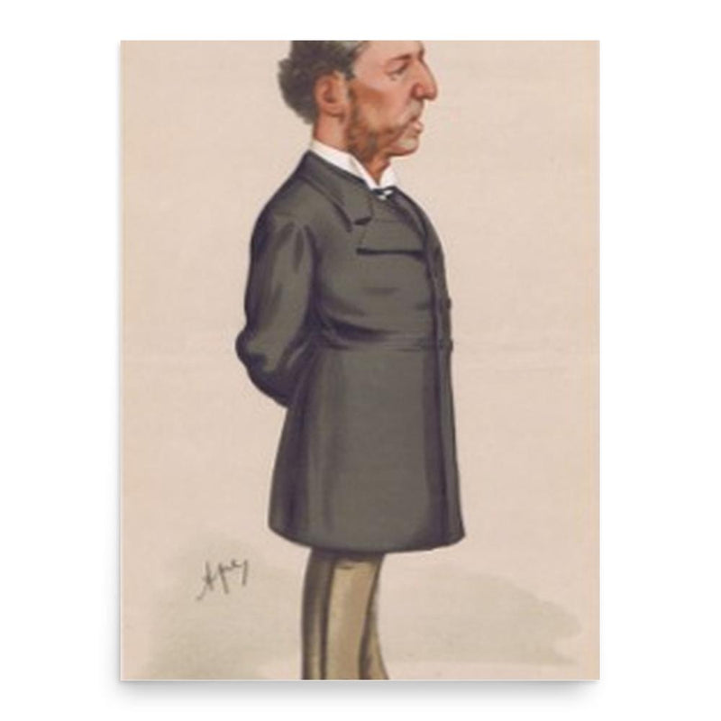 Frederick Greenwood poster print, in size 18x24 inches.