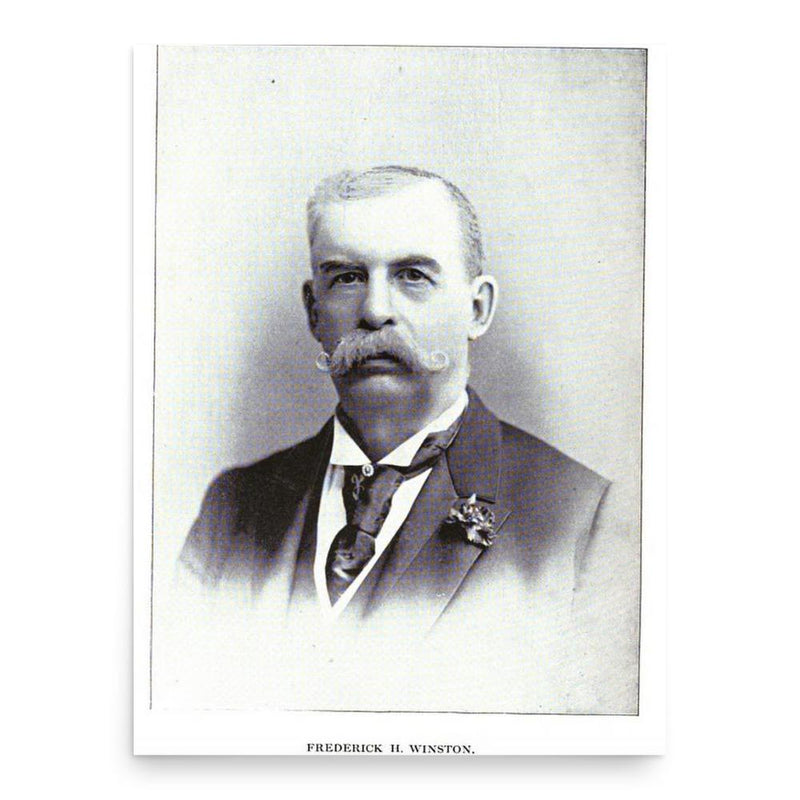 Frederick Hampden Winston poster print, in size 18x24 inches.