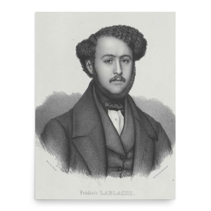Frederick Lablache poster print, in size 18x24 inches.
