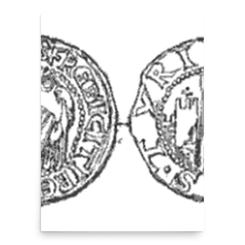 Frederick de la Roche poster print, in size 18x24 inches.