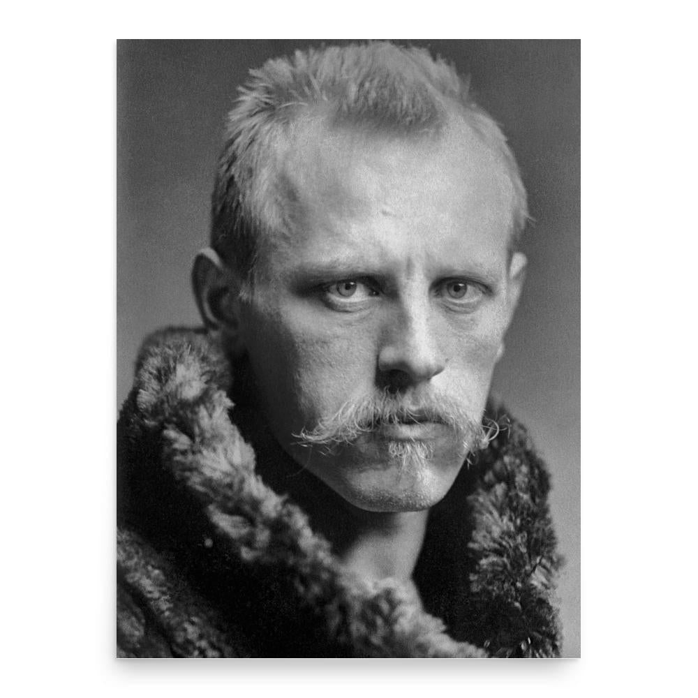 Fridtjof Nansen poster print, in size 18x24 inches.