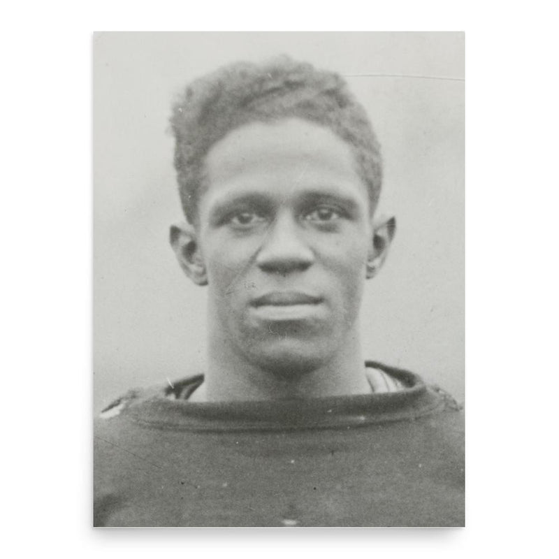 Fritz Pollard poster print, in size 18x24 inches.