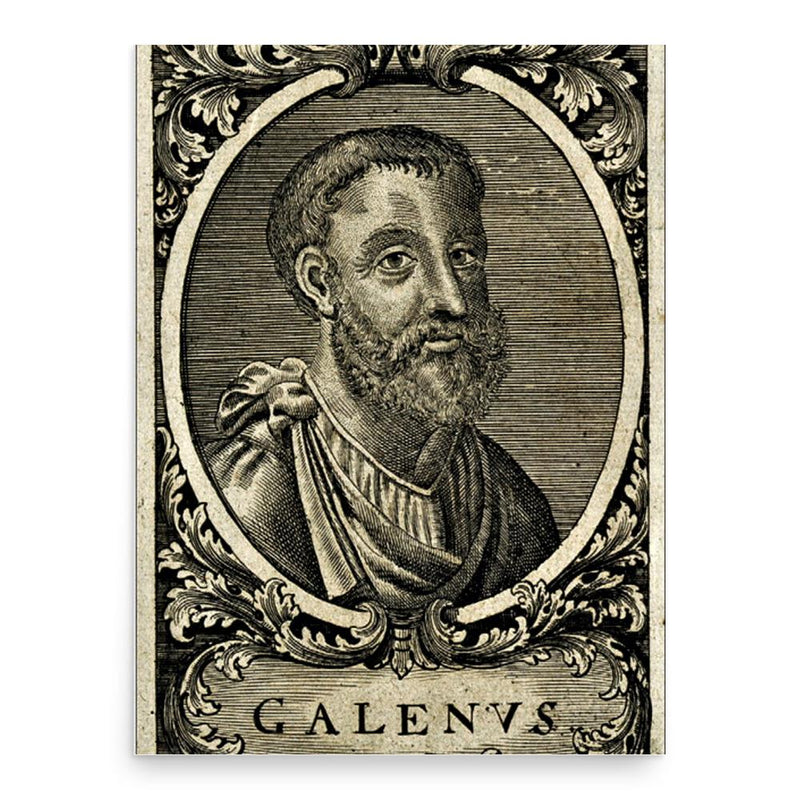 Galen poster print, in size 18x24 inches.