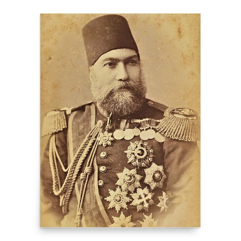 Gazi Osman Pasha poster print, in size 18x24 inches.