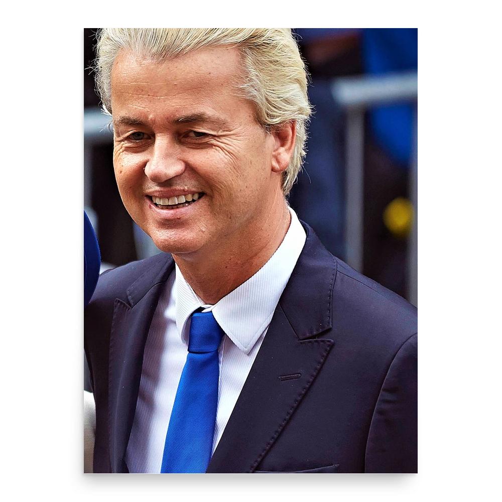 Geert Wilders poster print, in size 18x24 inches.