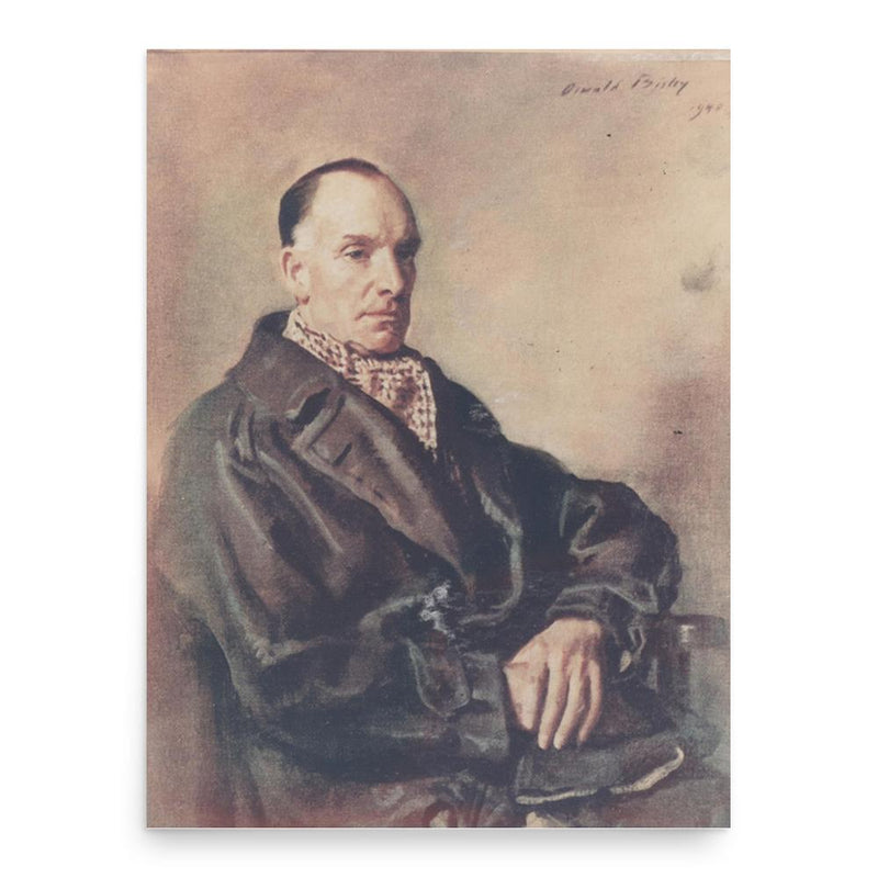 Geoffrey de Havilland poster print, in size 18x24 inches.