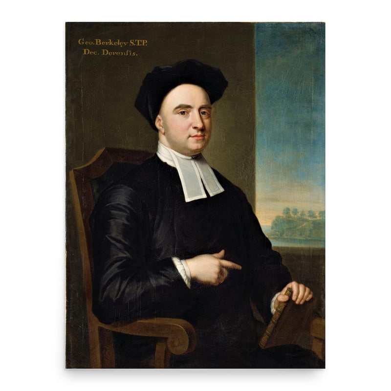 George Berkeley poster print, in size 18x24 inches.